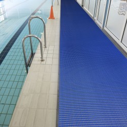 ΠΛΑΣΤΙΚΟ ΔΑΠΕΔΟ ΣΧΑΡΑ ANTI-SLIP MAT 10mm BLUE 1.17Μ NewPlan