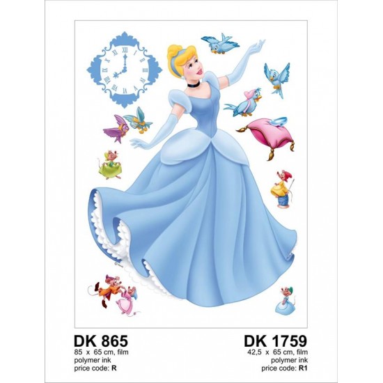 865DK ΑΥΤΟΚΟΛΛΗΤΟ ΤΟΙΧΟΥ R DISNEY A&G  