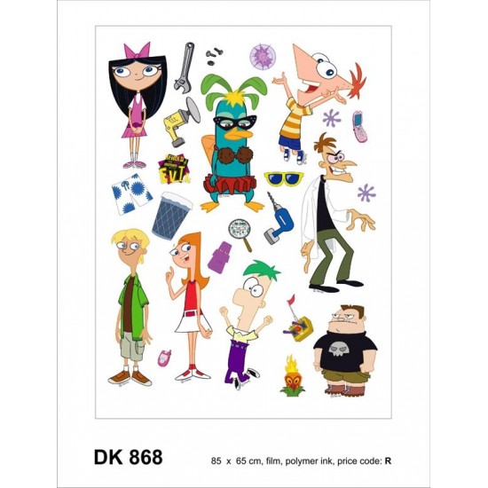 868DK ΑΥΤΟΚΟΛΛΗΤΟ ΤΟΙΧΟΥ R DISNEY A&G  