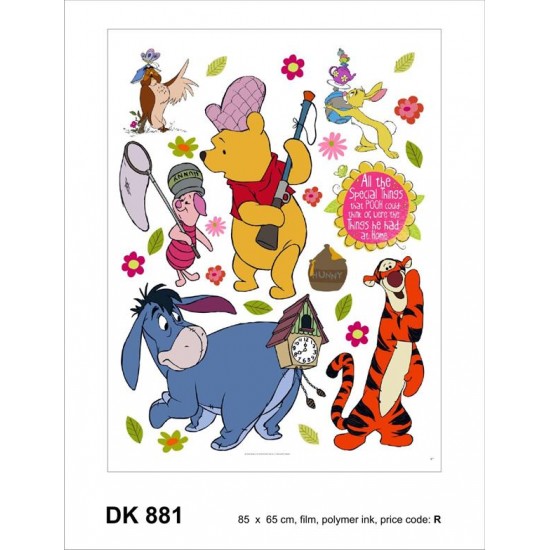 881DK ΑΥΤΟΚΟΛΛΗΤΟ ΤΟΙΧΟΥ R DISNEY A&G  
