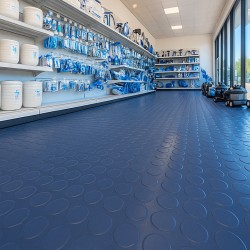 ΠΛΑΣΤΙΚΟ ΔΑΠΕΔΟ ΤΑΠΑ 1mm OCEAN BLUE 2Μ NewPlan